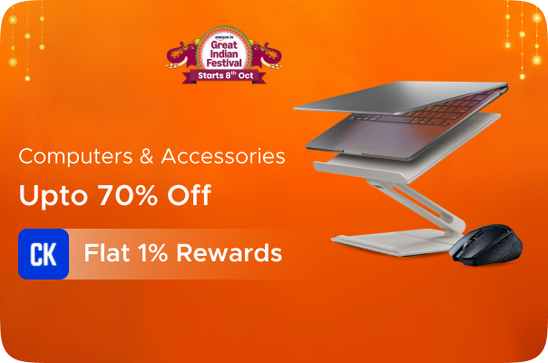 Amazon: Upto 70% Off on Computers & Accessories